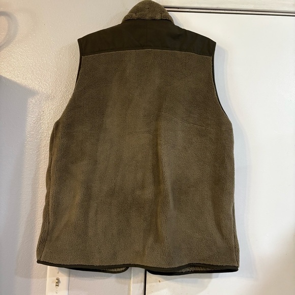 Barbour Green Fleece Keeperwear Gilet Vest XL Gorpcore Utility Cargo Outdoor - Picture 3 of 9